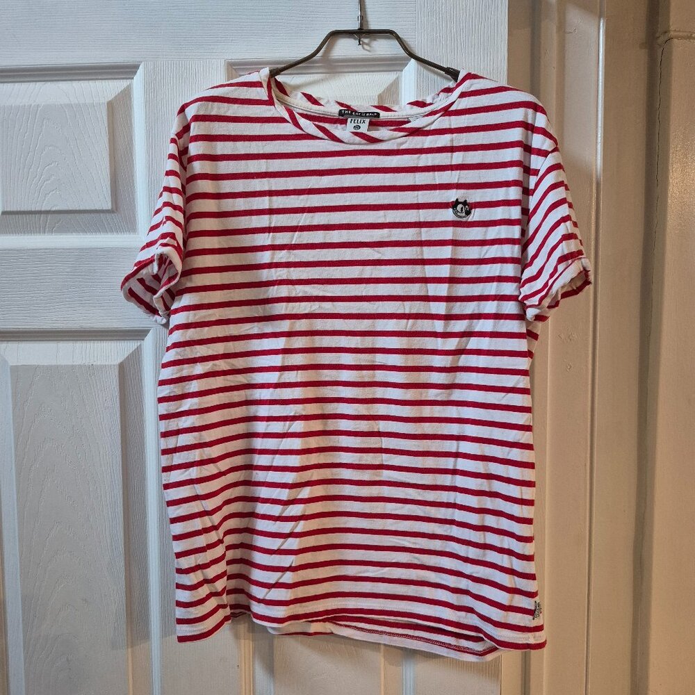 SCOTCH & SODA FELIX THE CAT STRIPED TEE-SHIRT MEN'S SIZE XL